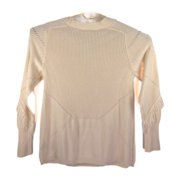 Lane Bryant cream fringed sweater size 14/16 NWT - Picture 2 of 15